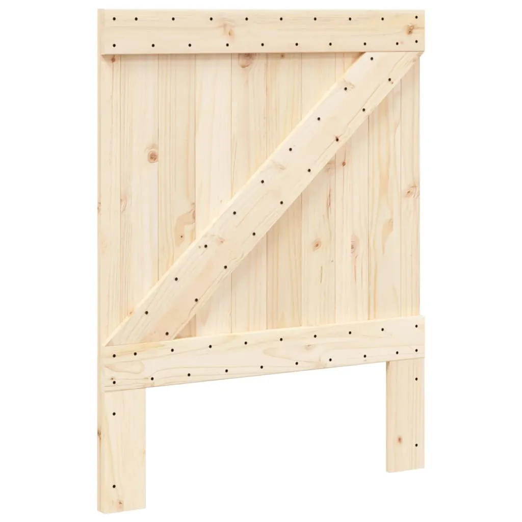 Tête de lit en bois massif 80x104 cm - Évitez les traces sur vos murs