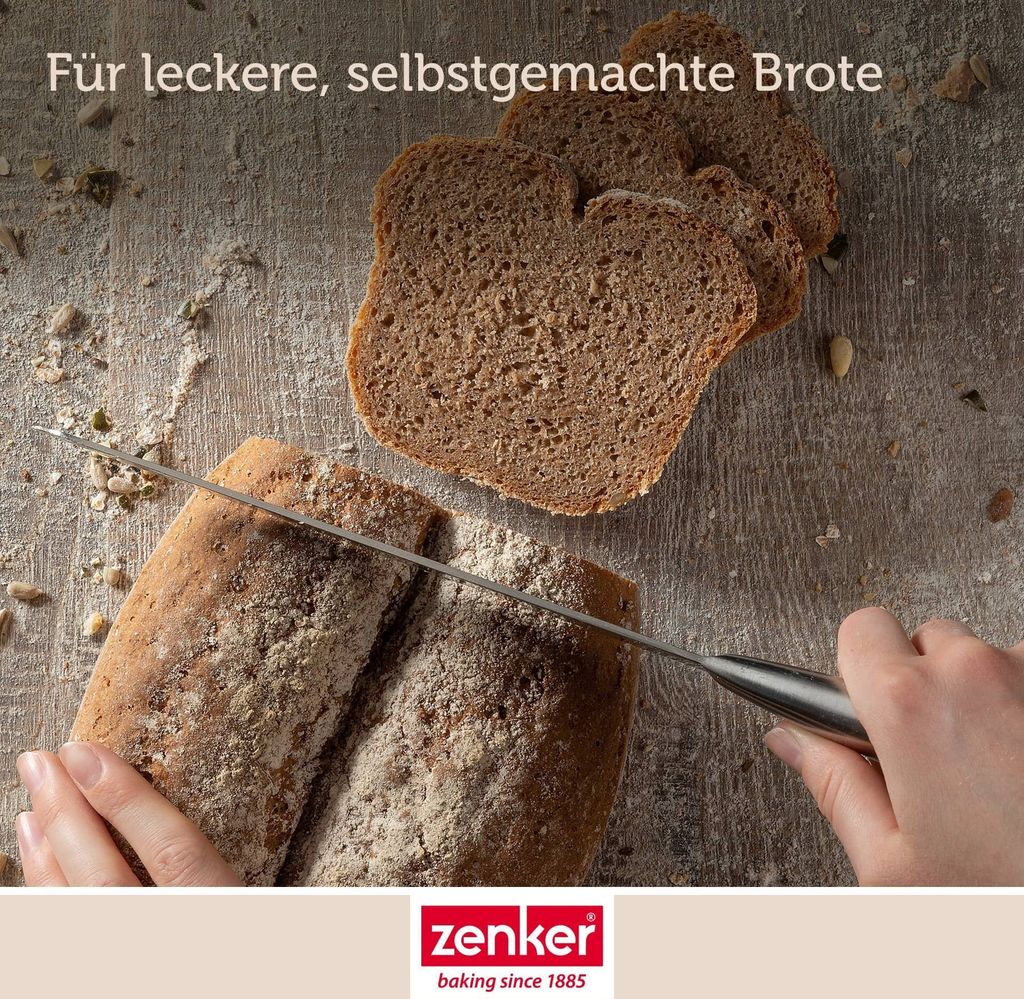 Zenker Brotbackform oval Dein Brot!, 26,5x16,5cm, Emaille Produktbild 7