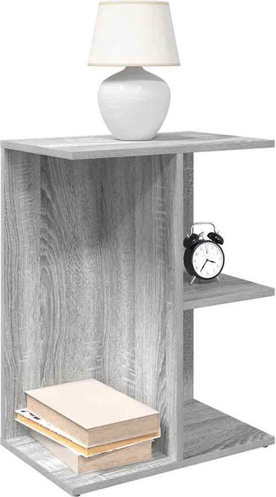 Maison Exclusive - Nachttische 2 Stk. Grau Sonoma 46,5x29x61 cm Holzwerkstoff