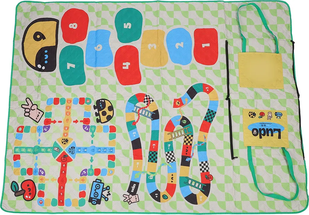 Tapis de pique-nique jeu 3 en 1 grande couverture épaisse 200x200 cm