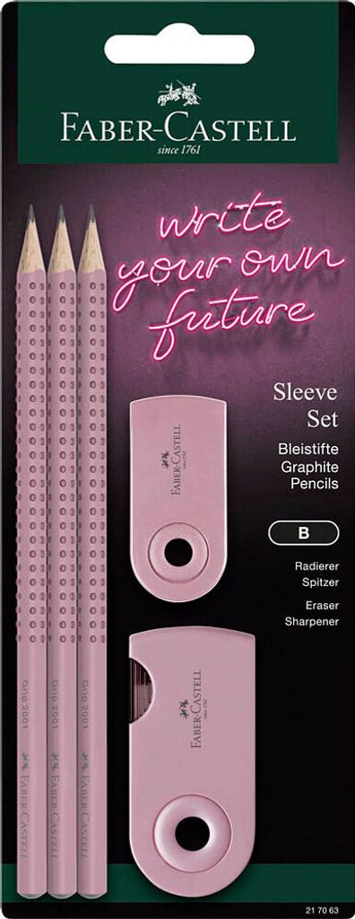 FABER-CASTELL Schreibset SLEEVE rose shadows
