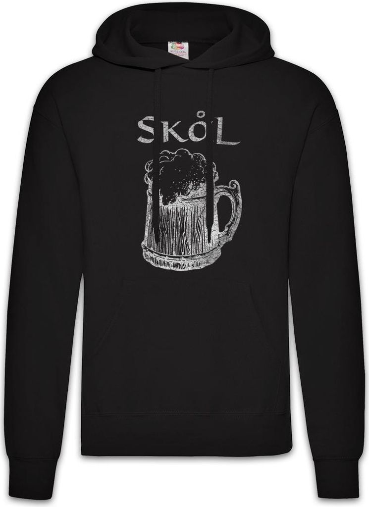 Urban Backwoods Skal II, Herren Hoodie, Farbe: Schwarz, Größe: L