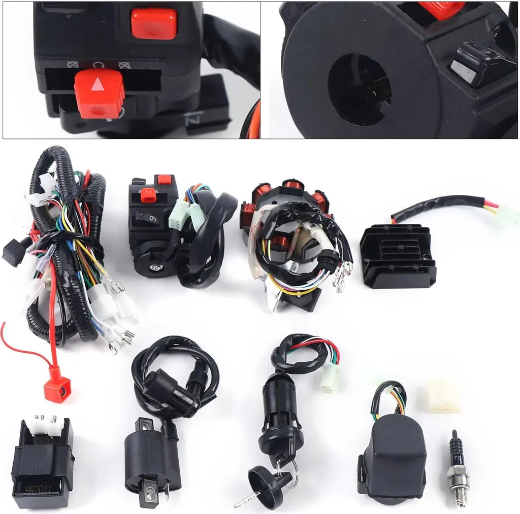 Câblage quad chinois 125cc à 250cc complet pour moteur 4 temps automatique