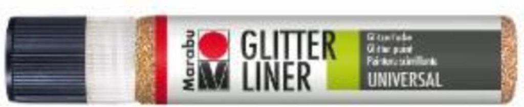 Glitter-Liner - Rotgold 586 25 ml. Packung mit 6 Stück