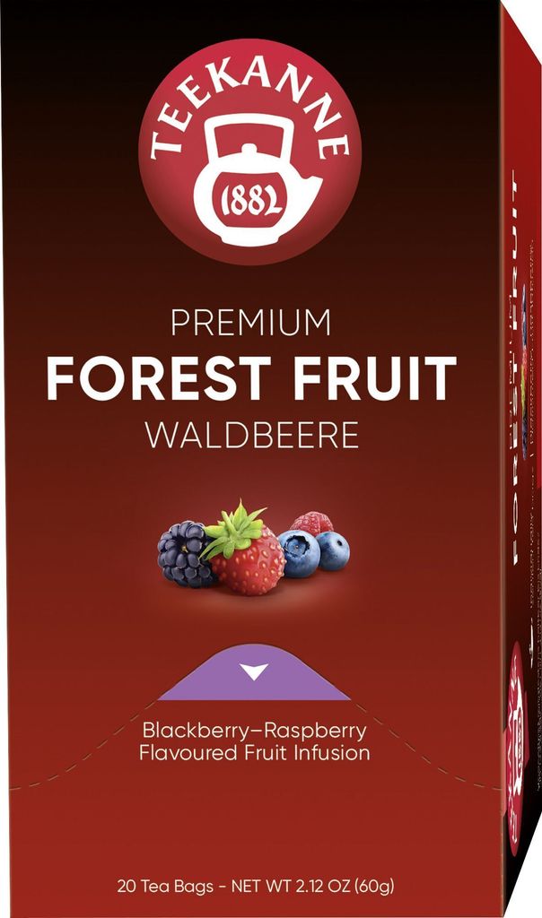 Teekanne Premium Waldbeere Früchtetee Himbeer Brombeeraroma Produktbild 