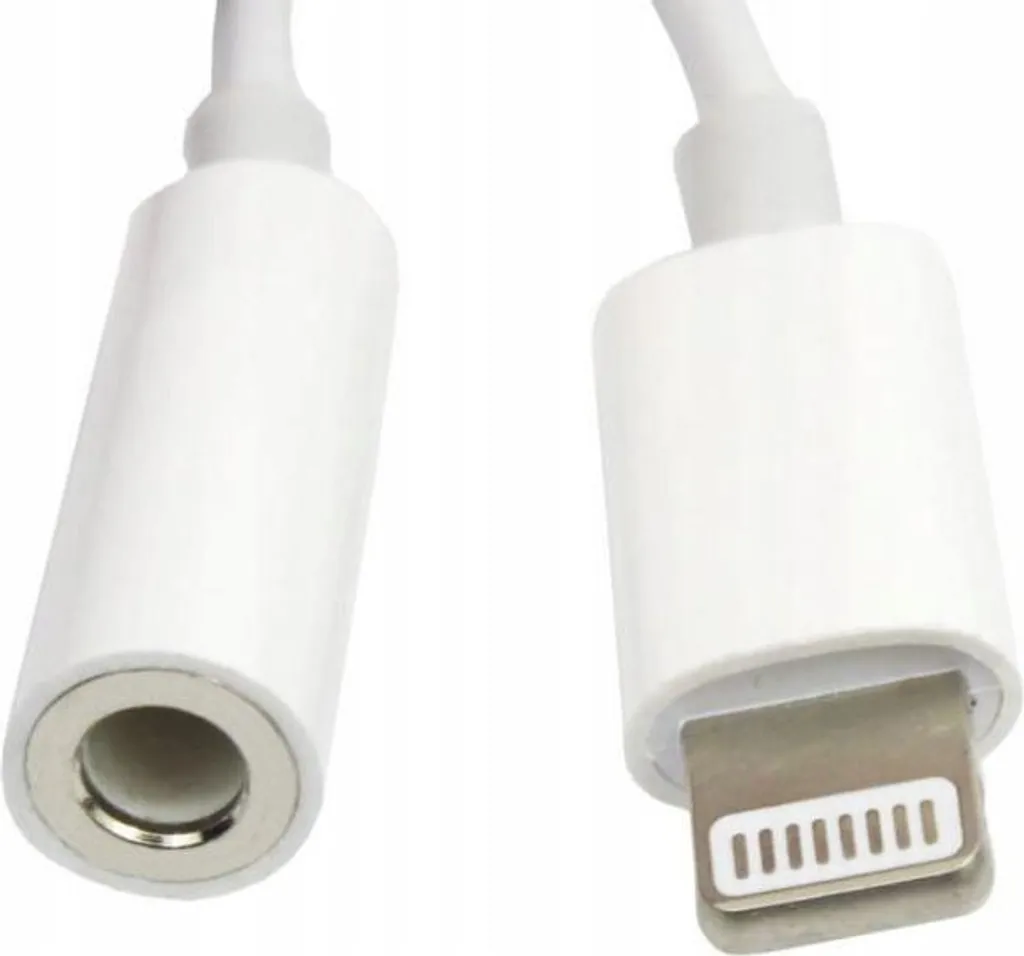 adattatore jack da 3,5 mm per iPhone 12 Mini PRO MAX Bianco - 3