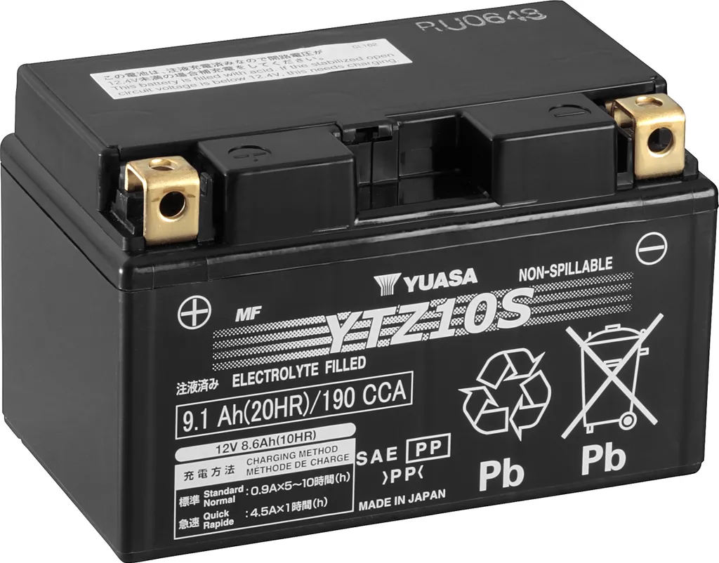 Batteria Yuasa YTZ10S 12V 8,6Ah | Alta Performance Moto e Quad | Yuasa Official