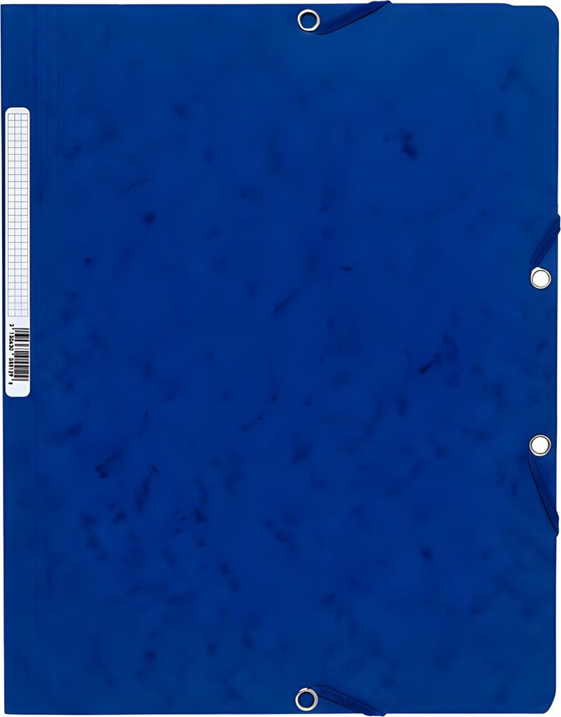 EXACOMPTA Eckspannermappe DIN A4 Karton blau