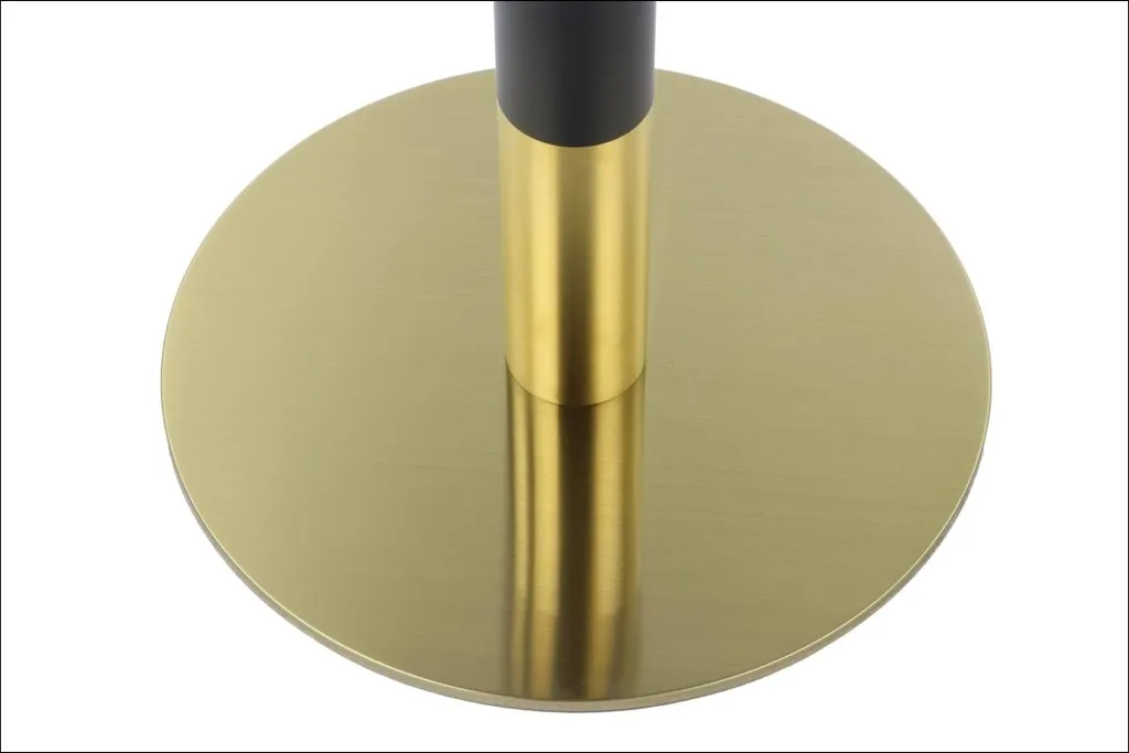 Support table de restaurant et hôtel en acier inoxydable or 72cm