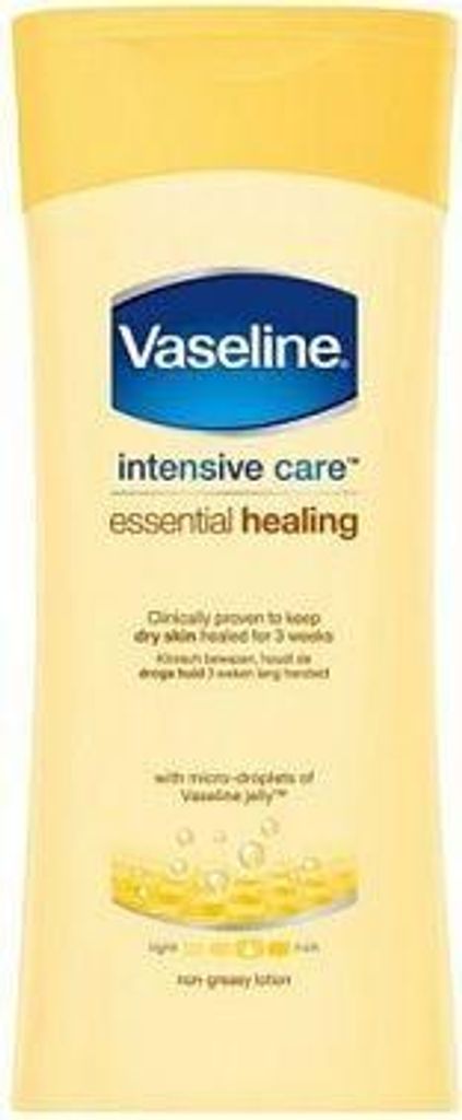 Vaseline Essential Moisture Körperlotion 400ml - Trockene Produktbild 