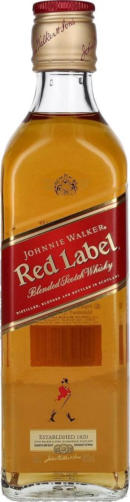 Johnnie Walker Red Label Old Scotch Whisky 40% 0,35L Produktbild 