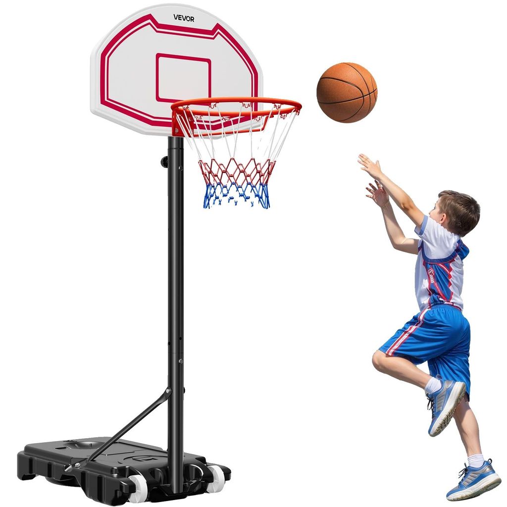 VEVOR, soporte portátil para baloncesto, aro de baloncesto Imagen del producto 