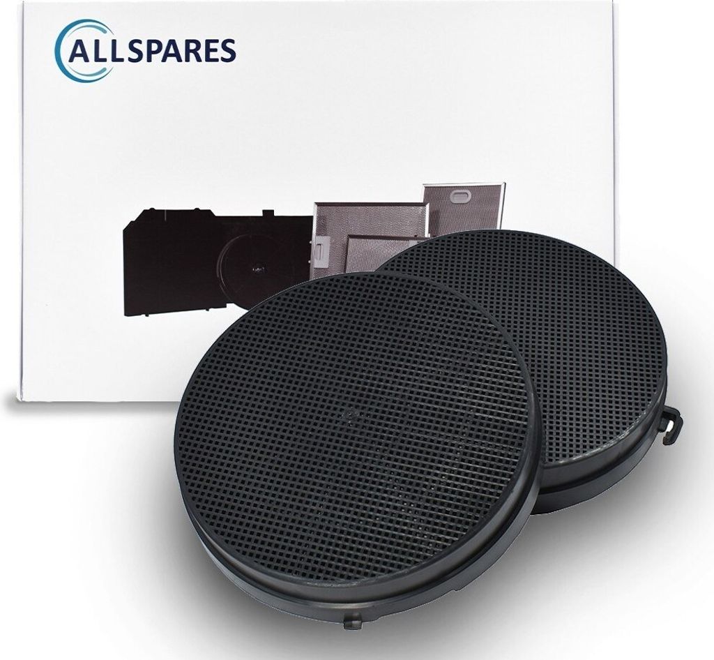 AllSpares Aktivkohlefilter Für Miele Dunstabzugshaube – 242x242x20 Mm, Für DA 249-2 U.Ä.