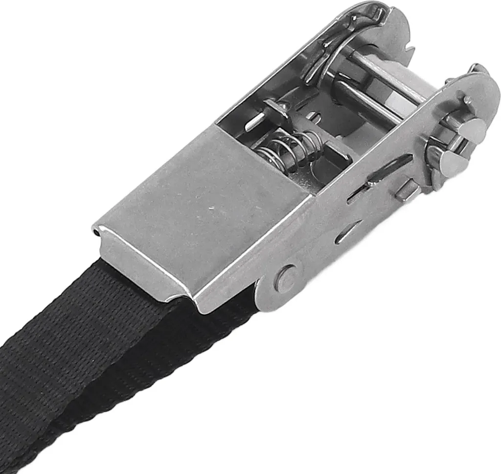 Cinghie per Moto 25mm 3m - Cricchetto Nero Inox per Trasporto Sicuro