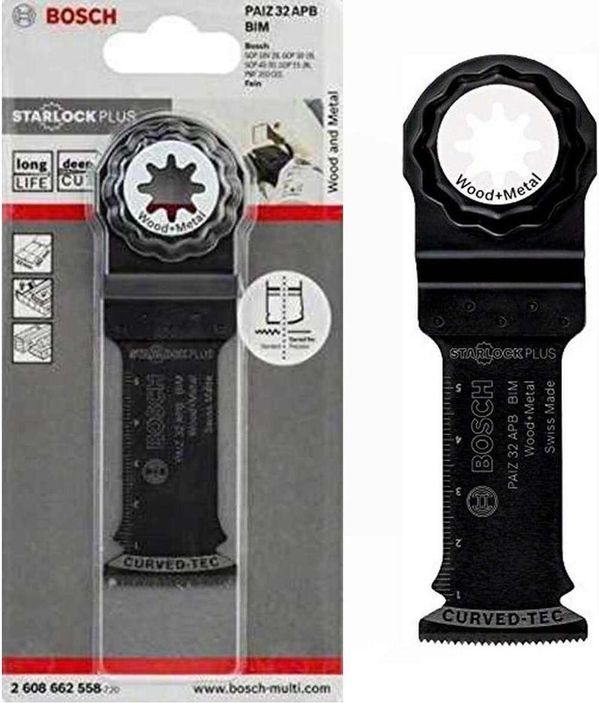 Tauchsägeblatt PAIZ 32 APB B.32mm Eintauch-T.60mm Starlock Plus 1er Pk.BOSCH