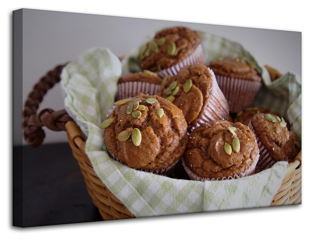Leinwanddruck „Küchen-Cupcakes-Süßigkeiten“ 80x50