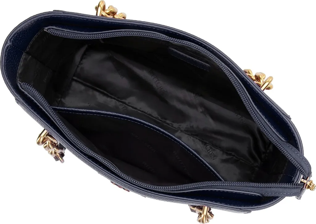 Sac cabas en cuir véritable WITTCHEN Elegance avec détails chaîne