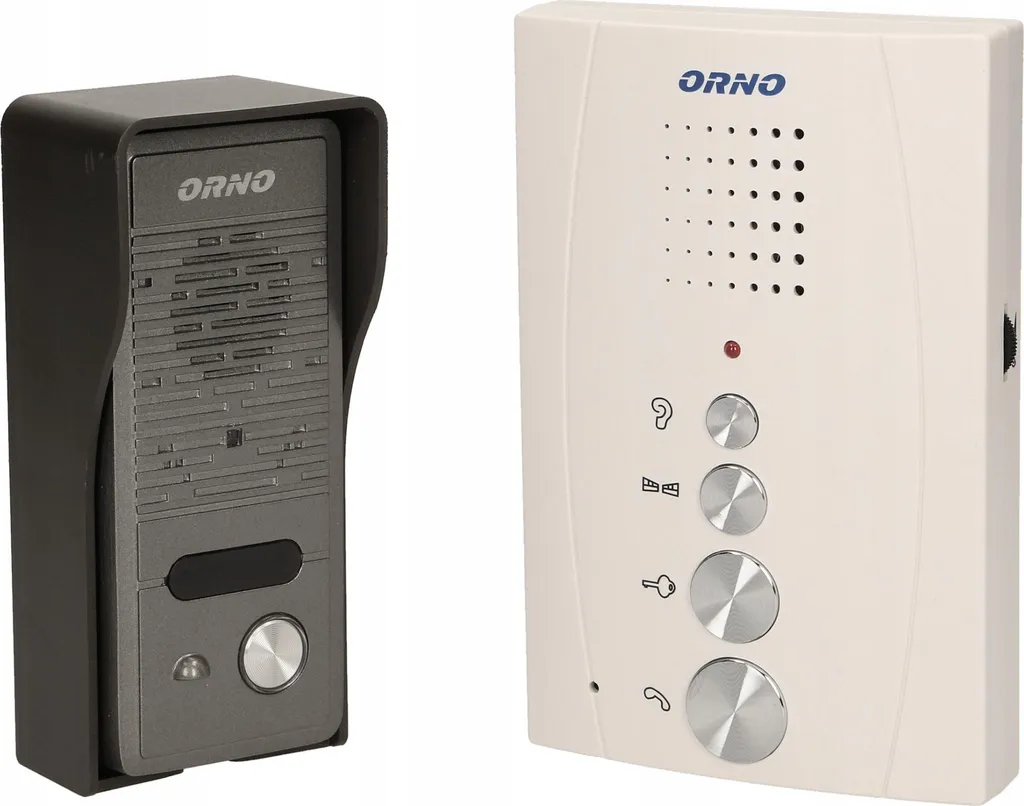 Interphone Audio de Maison Blanc Orno OR-DOM-RE-914 avec Combiné Fixe