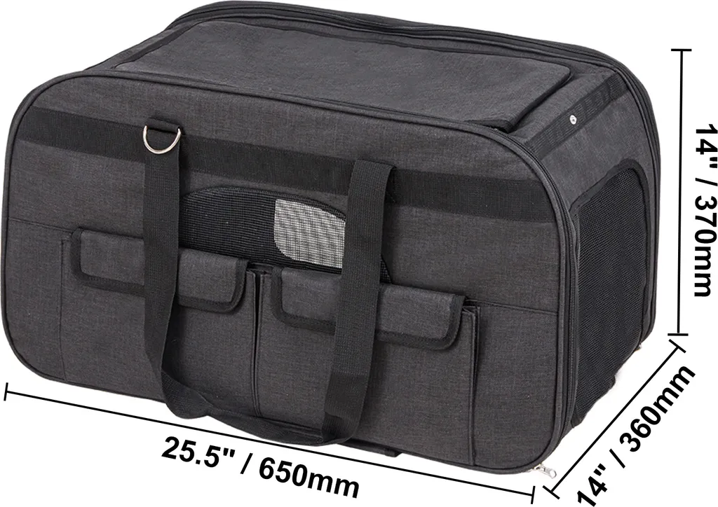 Trolley de Transport pour Chats et Chiens Idéal pour Voyage et Train - 8