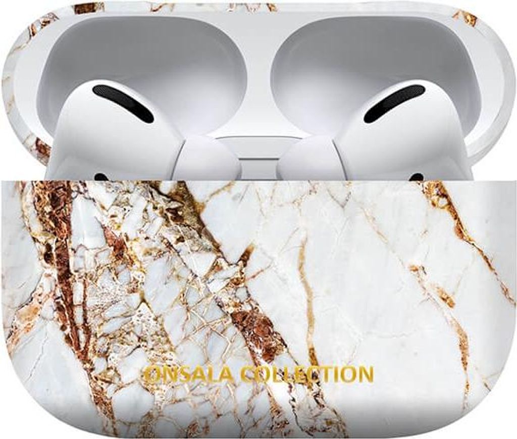 ONSALA COLLECTION Airpods Pro Case 1+2 Gen White Rhino Marble
