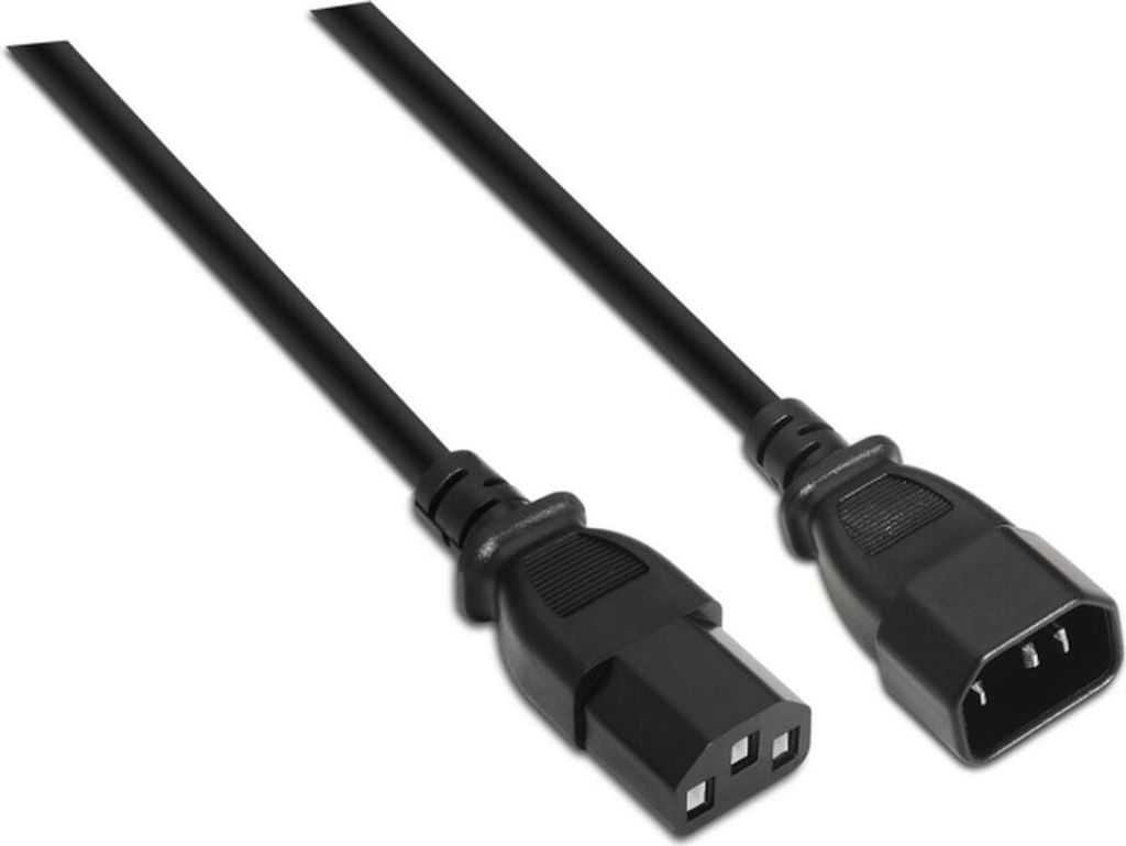 Aisens - cpu stromkabel, c13/h-c14/m, schwarz, 1.5m