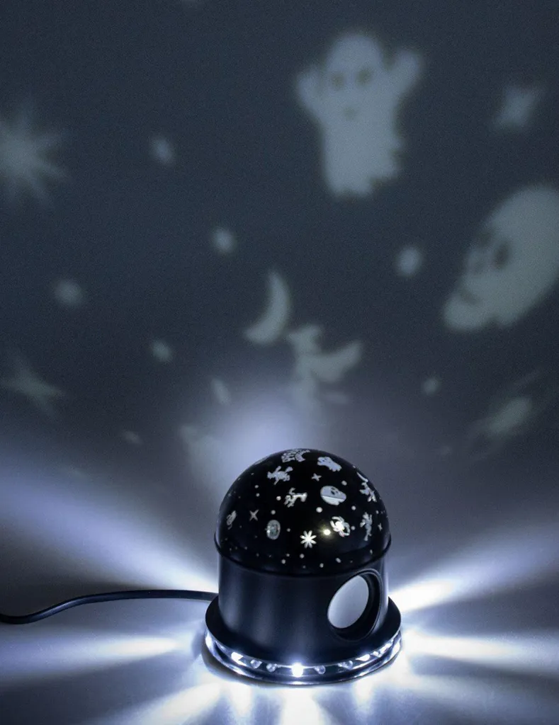 Boule à facettes Halloween pour ambiance de fête sonore et lumineuse
