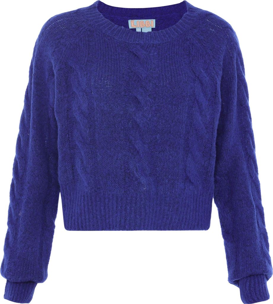LIBBI damen pullover - blau, M/L