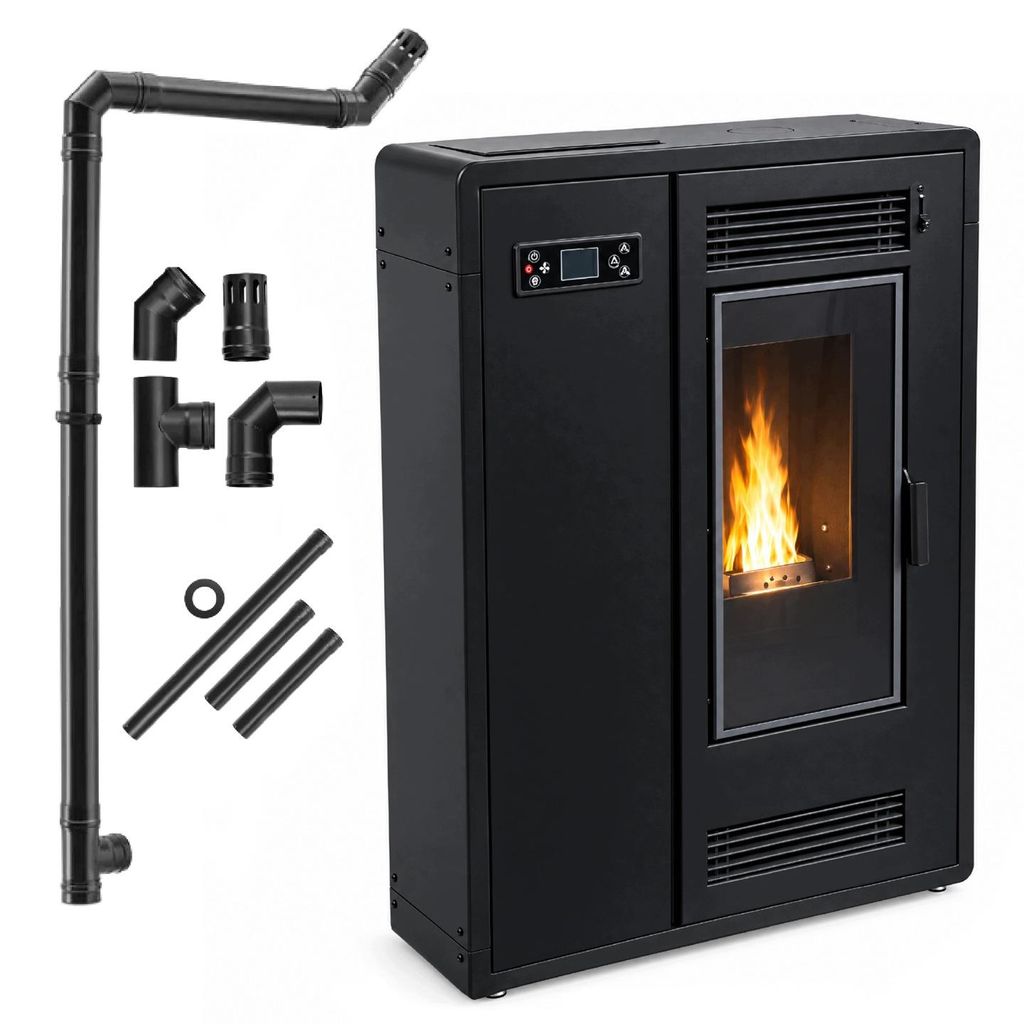 Pelletkachel FLARE SLIM 6,4 kW met wifi, Productafbeelding 