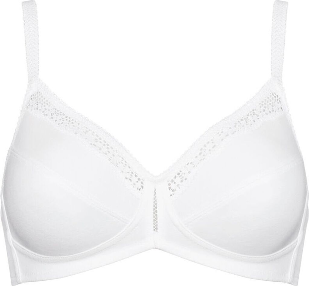 Triumph Baumwolle Beauty N Soft-BH, weiß, ohne Bügel, Größe Produktbild 