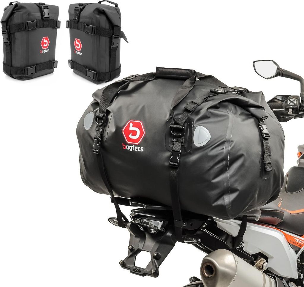 Set Sturzbügeltaschen + Hecktasche XK für Kawasaki Versys 1000 / 650