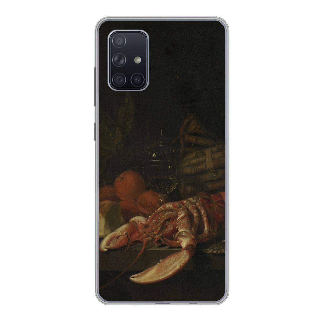 MuchoWow Handyhülle Schutzhülle Hülle für Samsung Galaxy A51 Stilleben - Gemälde von Jan Davidsz. de Heem Silikon Softcase Handy Hülle - Sc...