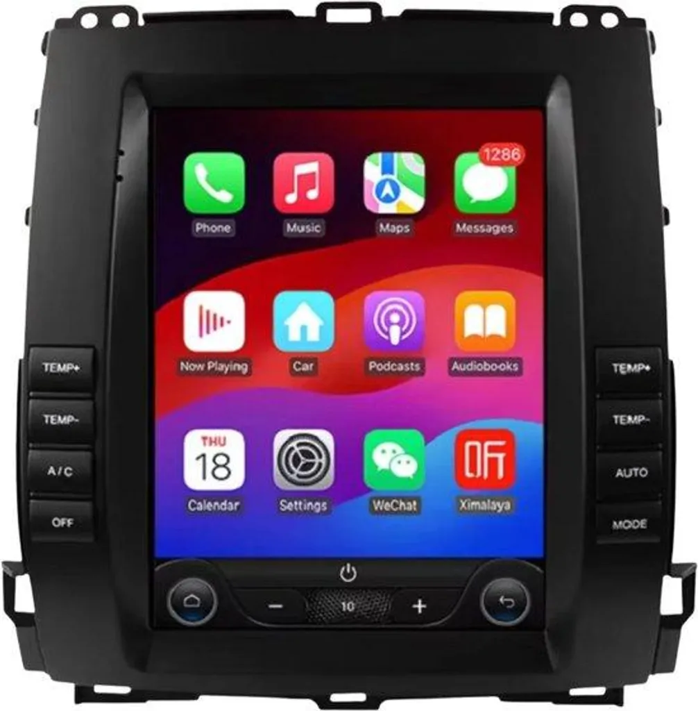 Poste Radio Android Toyota Land Cruiser Prado 120 et Lexus GX470 QLED