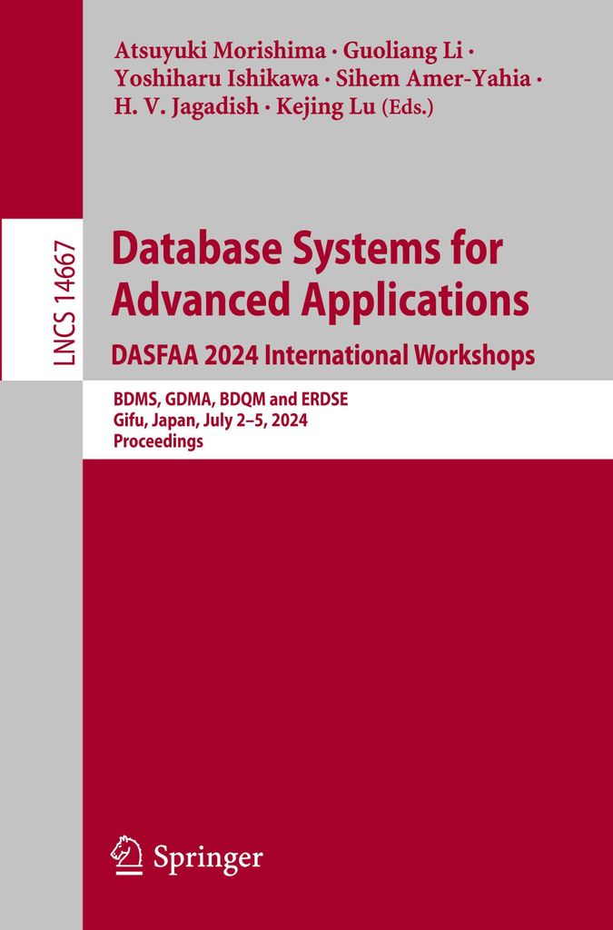 Database Systems for Advanced Applications. DASFAA 2024 International Workshops
