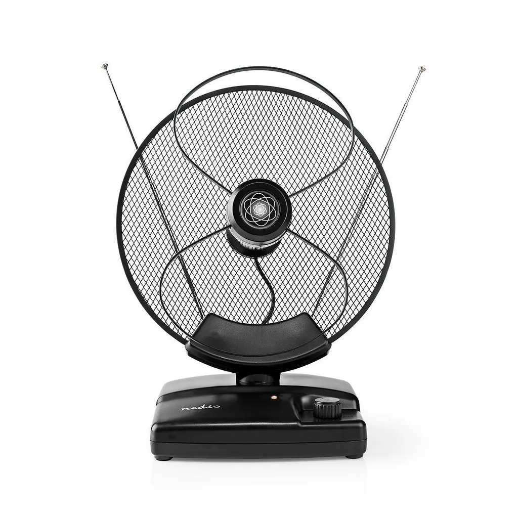 Antenne Intérieure pour TNT HD Nedis Réception 25km Idéale Appartement