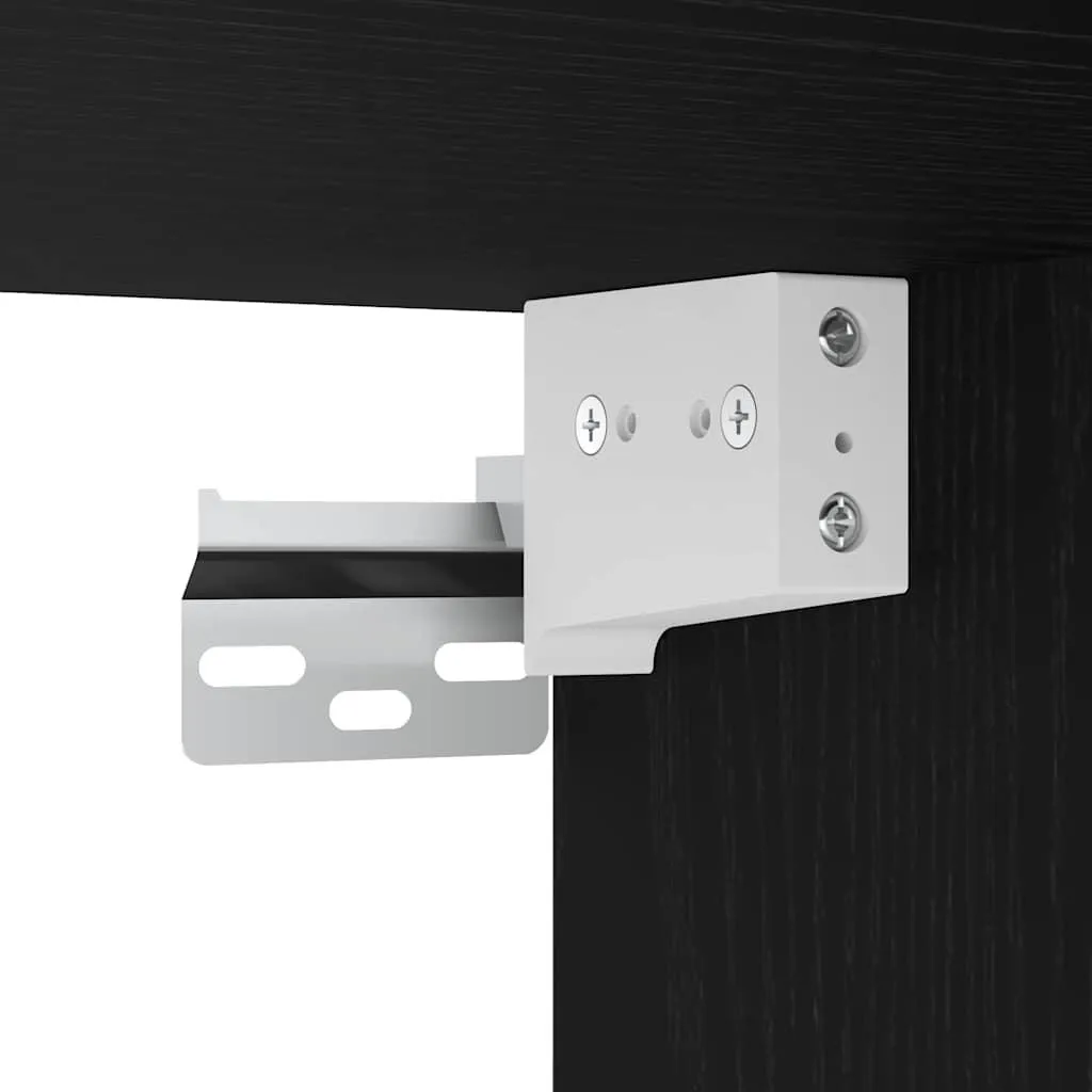 Arredo Bagno Rovere Nero 2 Pezzi: Mobile con Lavabo e Specchio - 10