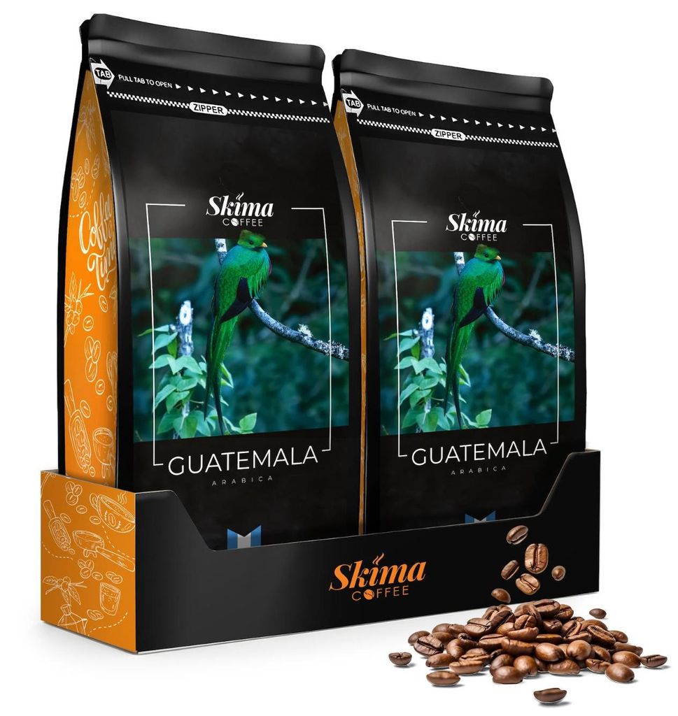 Gemalen koffie, 2 x 1 kg, GUATEMALA, 100% Arabica, vers Productafbeelding 
