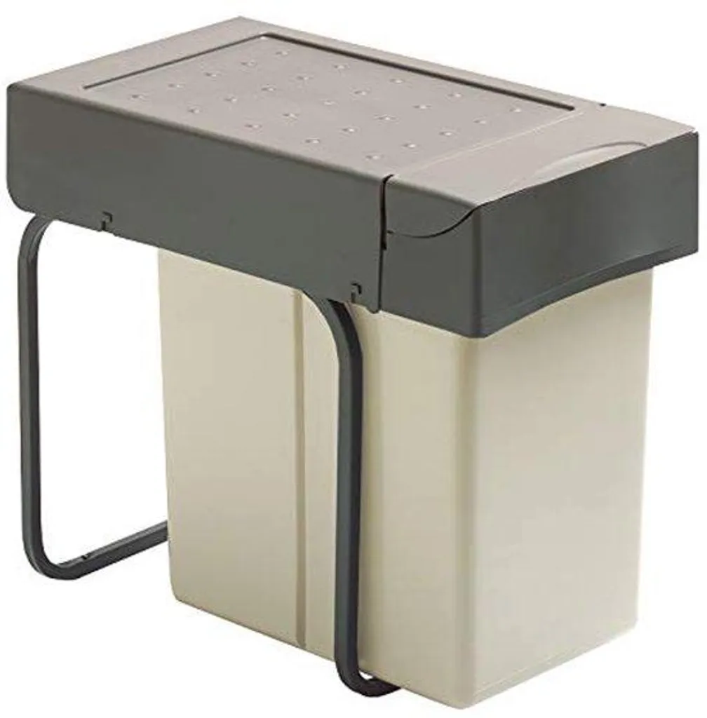 Seau de chantier gris 21L avec anse métallique pour divers liquides