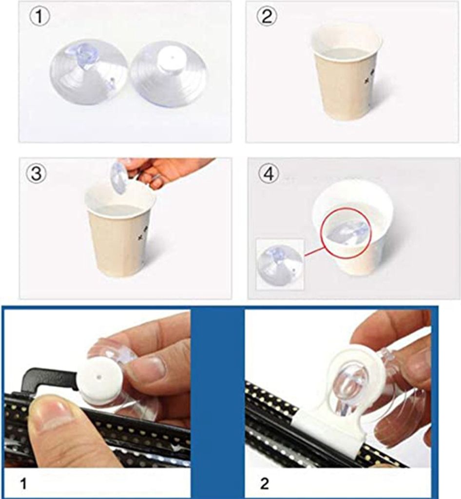 Multifunktionale Rollos mit Saugnapf Sonnenschutz Produktbild 6