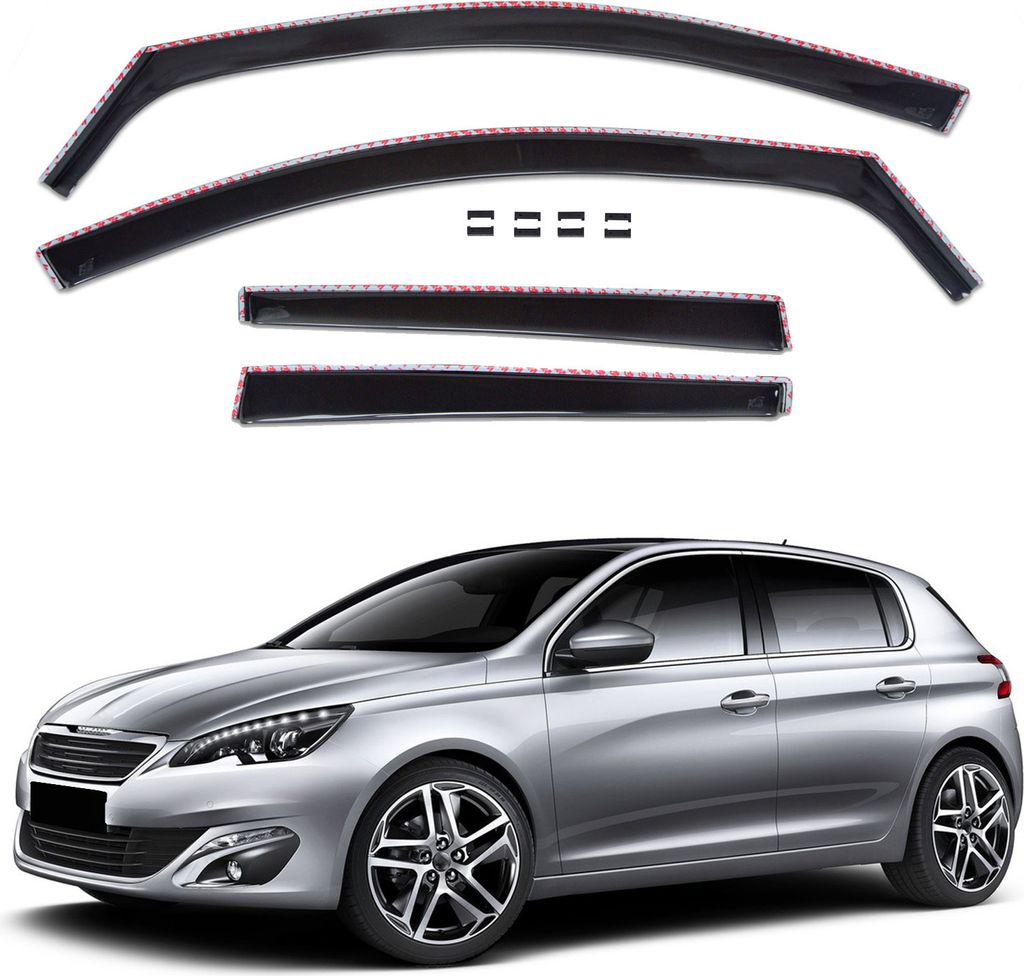 J&J AUTOMOTIVE | GP Windabweiser Für Peugeot 308 5D Produktbild 