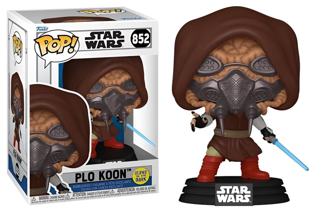 Figurina POP di Star Wars: Plo Koon n. 852 Immagine del prodotto 