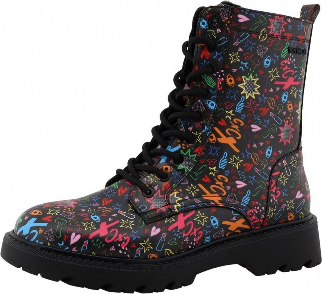 Tom Tailor Schnürstiefel Mehrfarbig Produktbild 