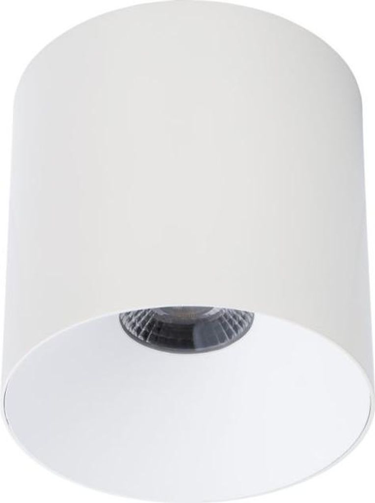 LED Deckenspot Aluminium rund Ø 13,4 cm Aufputz Weiß 4000 K neutralweiß 1600 lm Modern