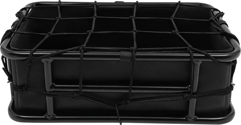 Porte-bagages arrière vélo anti-chute charge 70kg avec panier solide