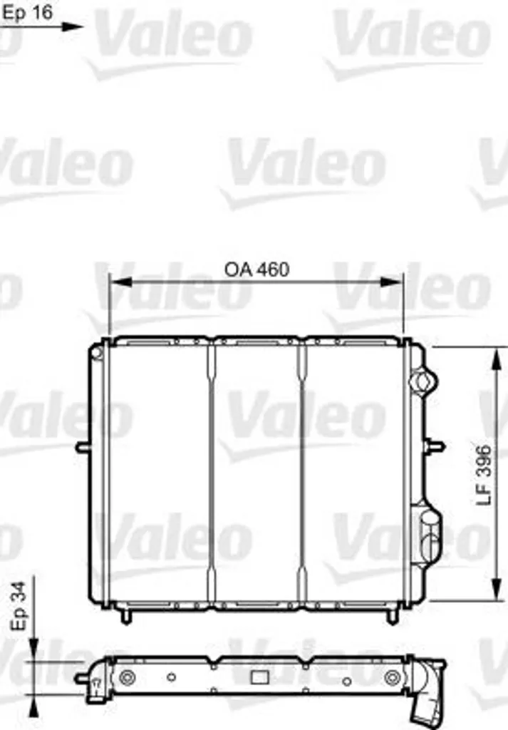 Évitez la surchauffe sur Clio I avec le radiateur Valeo 730183 robuste