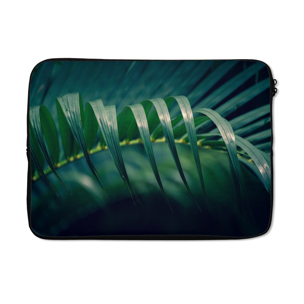 MuchoWow Laptop Hülle 14 ZollTropische Palme Laptoptasche - Laptoptasche - Stoßsicher - Schutzhaube