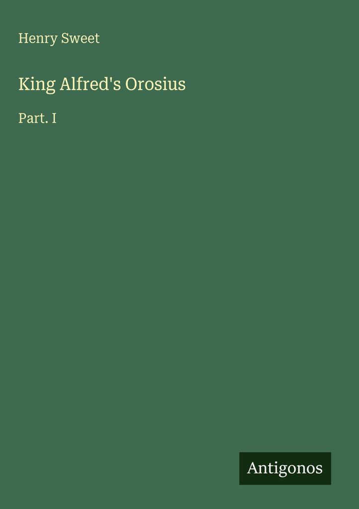 König Alfreds Orosius