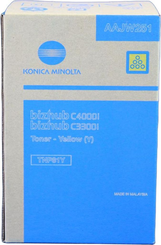 Konica Minolta Minolta TNP81Y - Gelb - Original - Tonerpatrone