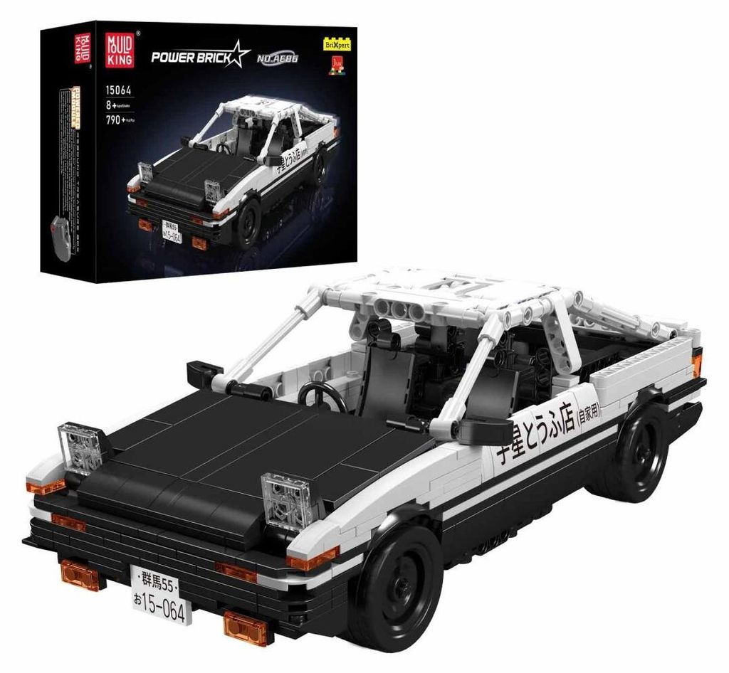 Set di modellismo Mould King AE86 per auto da corsa 15064 Immagine del prodotto 