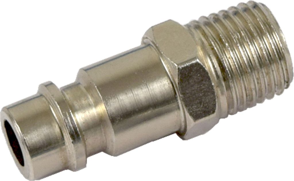 Agora-Tec Druckluft Stecker für Schnell Kupplung Werkstatt Kompressor auf 1/4 Zoll AG