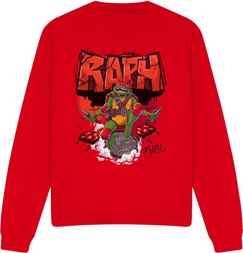 Tales of the Teenage Mutant Ninja Turtles - Sweatshirt für Herren/Damen Uni TV12670 (M) (Rot)